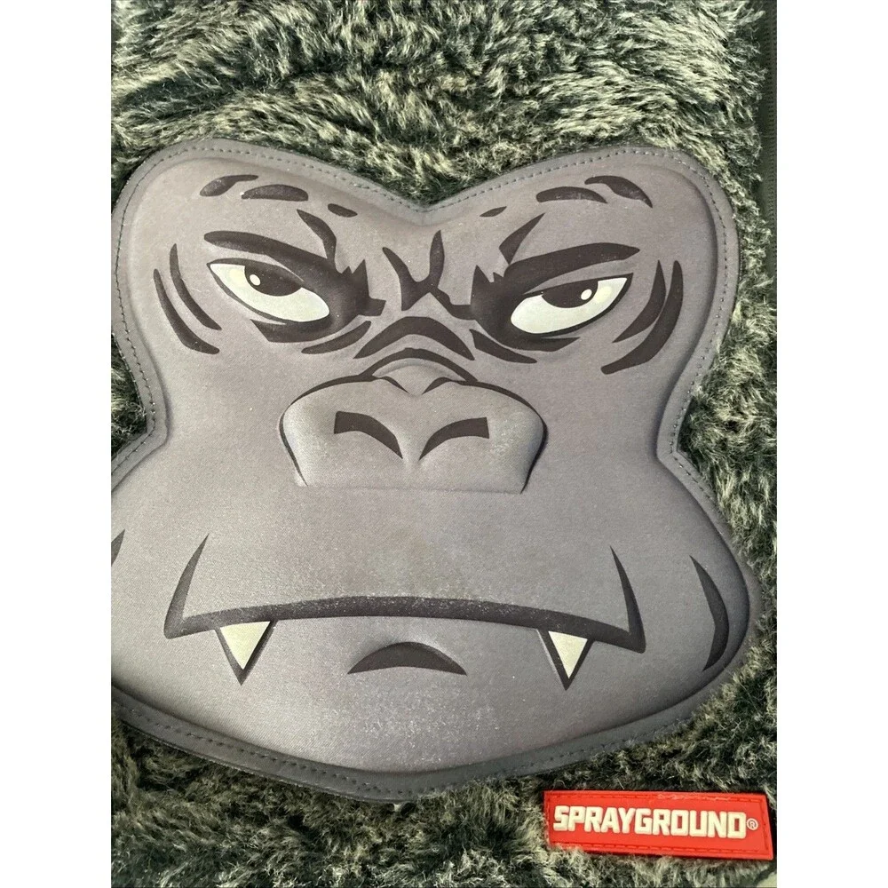 Sprayground Lil Gorilla Face Backpack Y2K Ape Rare Streetwear
